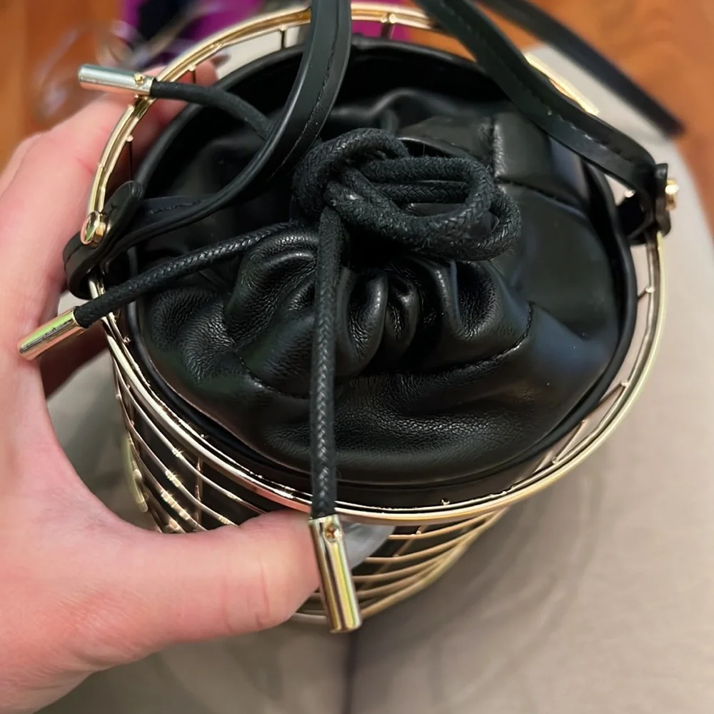 Perfect party set: DV gladiator high heel sandals + zara bucket bag - Picture 10 of 11